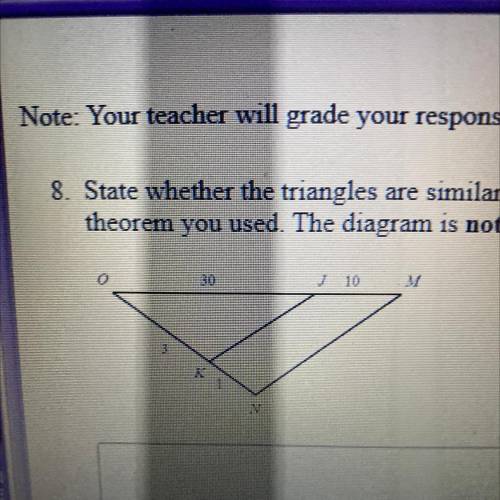 state whether the triangles are similar. if so, write