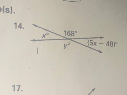 Find the value of the variables, i don’t understand