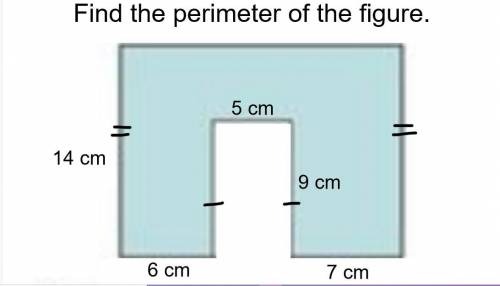 What's the perimeter of this figure?