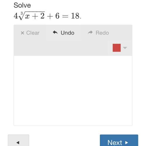 Solve 4x+2−−−−−√3+6=18