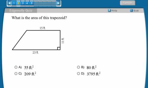 What is the area of this trapezoid? asap