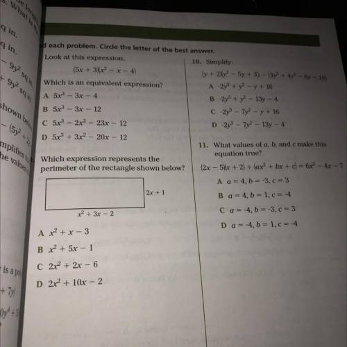 Help please with Algebra 1 work( I will give brainliest)

Thank you
Answer all that you know pleas