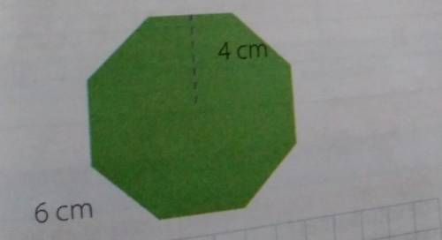 Hello ,⊙•⊙i want to know the area of this octagon please​