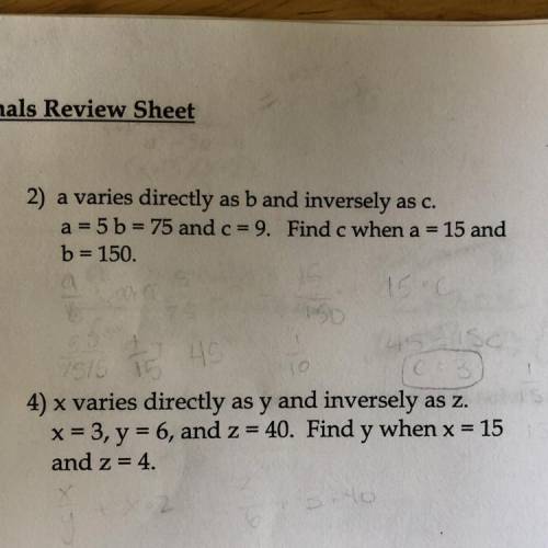 Need an answer ASAP
What is #2 and #4 
Please show me all of what you do.
