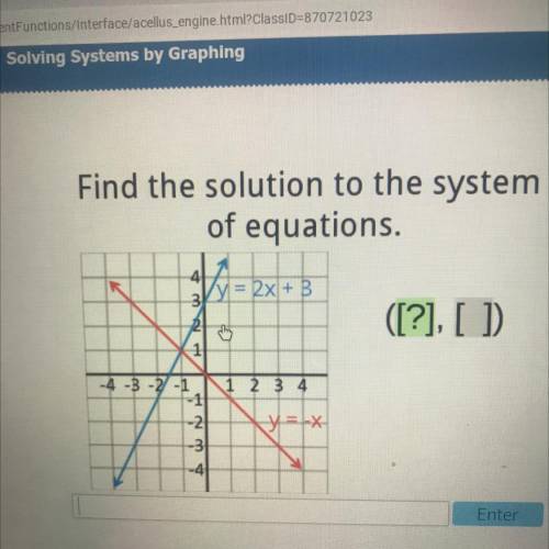 PLEASE HELP ME DEAR GOD
Find the solution to the system of equations.