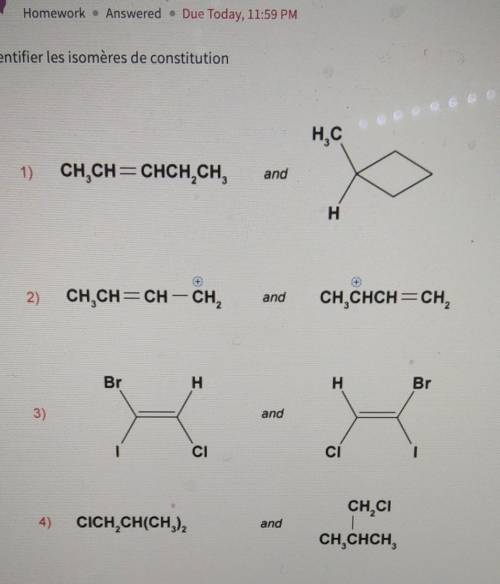 What are the isomers of constitution. Please I really need help​