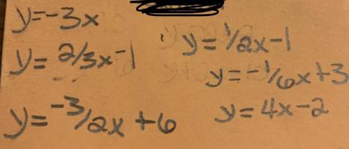 Please help me with this will give brainliest. I need TWO EQUATIONS! One of the equations is y=2/3x