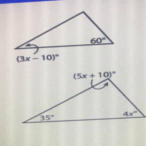 Are the triangles similar? How do you know? Show your work.