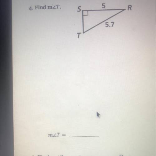 Pls help me! find each angle measure to the nearest tenth