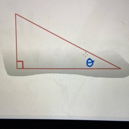 Label the parts of the right triangle