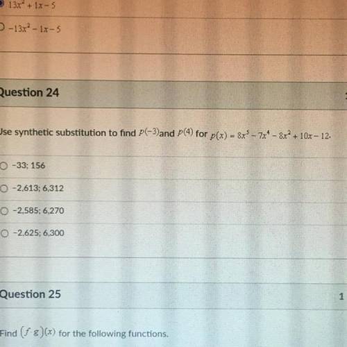 I need help to solve question 24