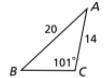 Find each measure. Round lengths to the nearest tenth and angle measures to the

nearest degree.
1