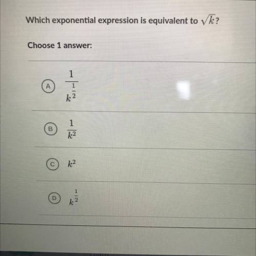 Which exponential expression is equivalent?