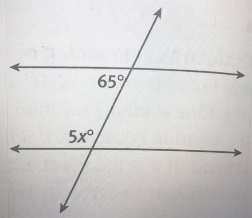 What is the relationship between these two angles?

what kind of angle pair do they create?
write