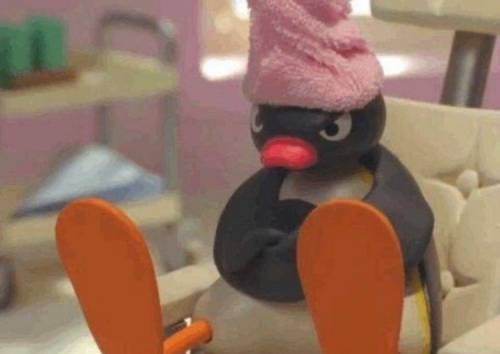I just want images of Pingu, preferably funny faces of Pingu.