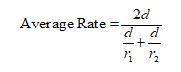 Step 3: Calculating the average rate

Now it’s time to tackle the original question.
Going from po