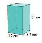 A box has the shape of a rectangular prism with height 31 cm. If the height is increased by 0.7 cm,