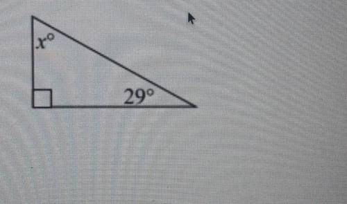 I need to solve for x btw this box means 90 degrees ​