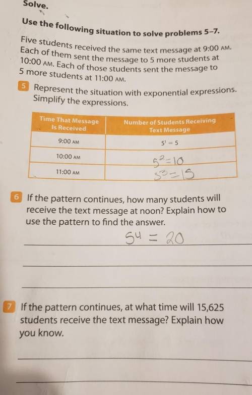 Look at the picture and help answer question 7 please​