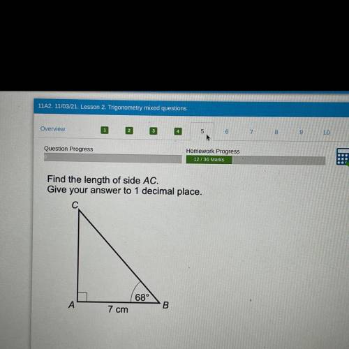 Find the length of side AG
Give your answer to 1 decimal place