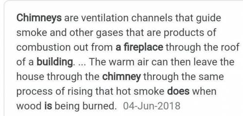 Why do buildings have chimneys?