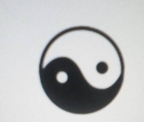 This Chinese symbols represents which idea from the philosophy of taoism​