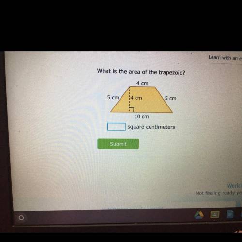 What’s the area of the trapezoid
