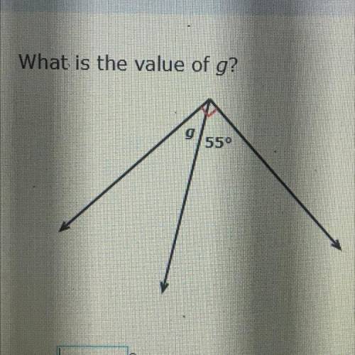 PLEASE HELP WITH MARK BRAINLIEST!
What is the value of g?