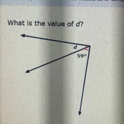 WILL MARK BRAINLIEST!
What is the value of d?