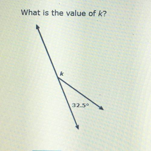 PLEASE HELP WILL MARK BRAINLIEST 
What is the value of k?