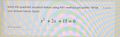 Solving quadratic equation (Homework Help)