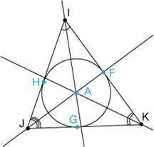 What type of triangle center is shown as point A in the figure?

Question 1 options:
A) 
Incenter