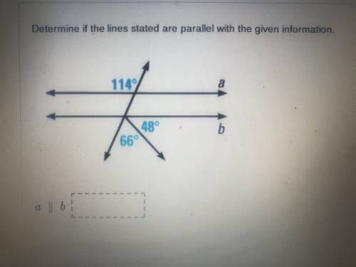 Determine if the last day that are parallel with the given information