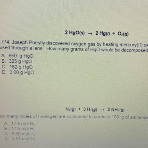 answer last one “How many moles of hydrogen are consumed to produce 100 g ammonia” ? explanation an