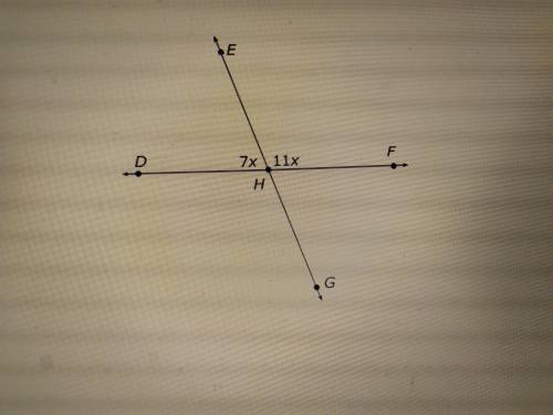 What is the measurement of the angle FHG