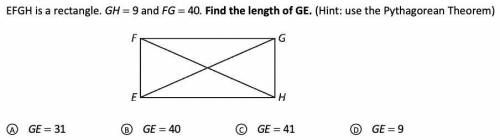 Please help! Using the Pythagorean theory with rectangles!