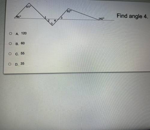 Find angle 4 (use pic)