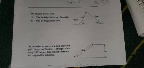 Honestly hate trying to work on trigonometry... Some help on this? (Sorry for it being the wrong or