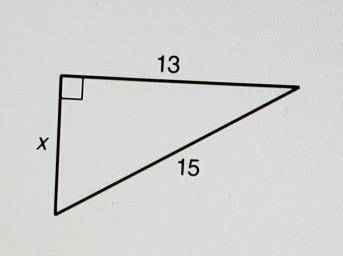 What is the value of x? do the side lengths form a pythagorean triple?​