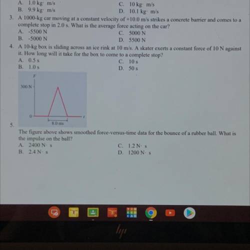 Need help on number four & five. Thanks!