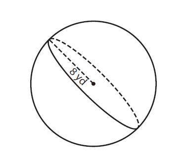 (Choose all that apply): Find the exact and approximate volume for the sphere below. Round to the n