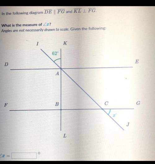 What is the measure of x? someone actually help im confused