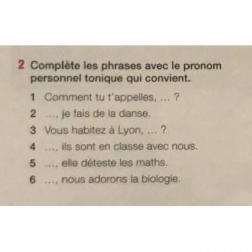 Help me French pls I don't understand