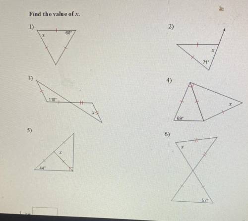 Find the value of x please, help ASAP:(