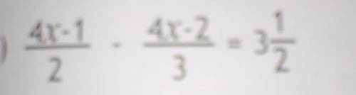 Solve the following equation​