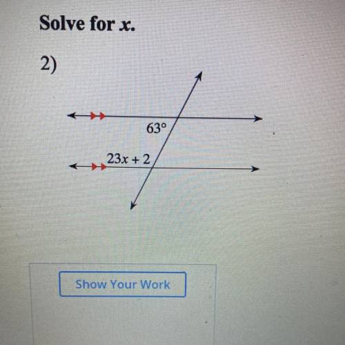 Solve for x
Pls help