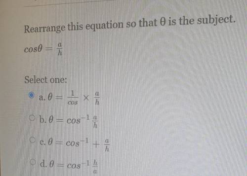 Help me 
Rearrange this equation that 0 is the subject.