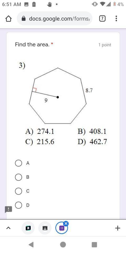 Please help with this math question!
Find the area . I'm begging