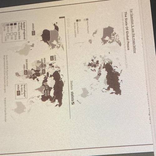 3. After comparing the two maps on global conflict and refugee status, which statement do you

bel