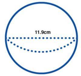 What is the volume of this sphere to the nearest hundredth?